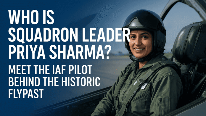 Who is Squadron Leader Priya Sharma